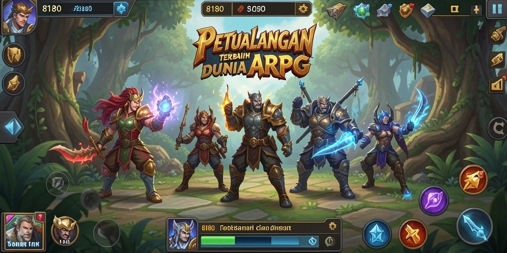 Gameplay menarik di dunia fantasi ARPG 8180.