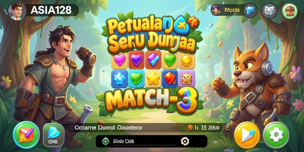 Tampilan menarik dari gameplay ASIA128 yang seru.