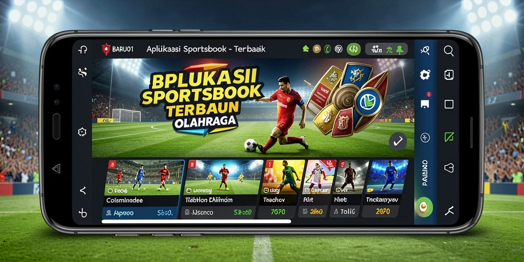 Screenshot utama BARU01 menampilkan antarmuka taruhan olahraga yang menarik.