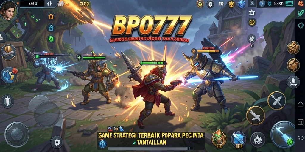 Tangkapan layar menunjukkan gameplay strategis yang seru dan mendebarkan.