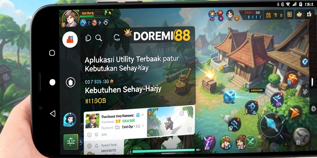 Screenshot utama DOREMI88 menampilkan antarmuka aplikasi Utility yang intuitif.