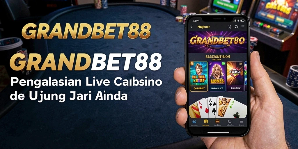 Tampilan menarik dari gameplay Live Casino di GRANDBET88.