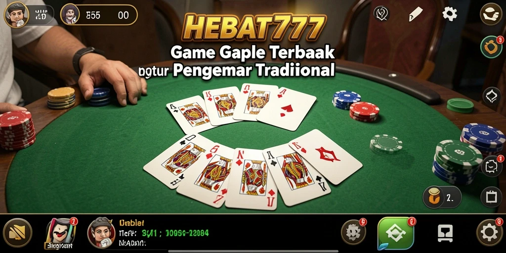Tampilan gameplay seru HEBAT777 dengan pemain bersaing.
