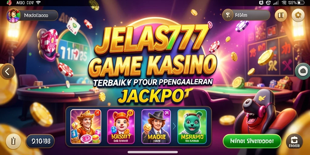 Tampilan gameplay JELAS777 dengan grafis menakjubkan dan seru.
