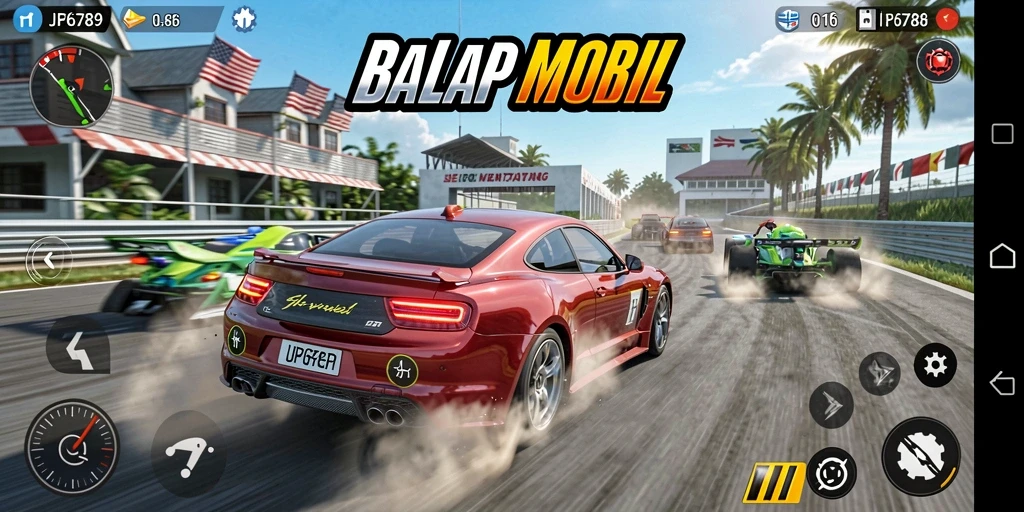 Gameplay seru balapan mobil di JP6789 dengan grafis mengagumkan.