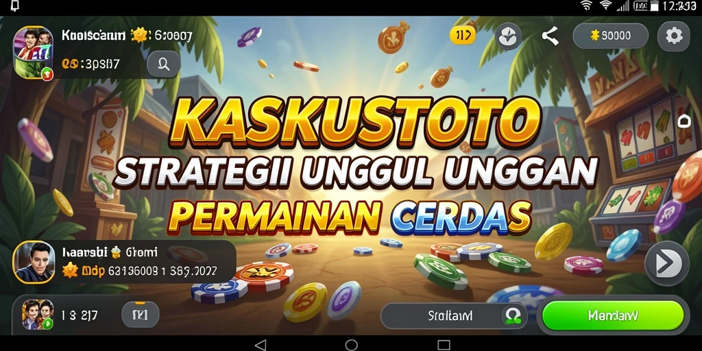 Screenshot gameplay KASKUSTOTO yang menunjukkan strategi seru di lapangan.