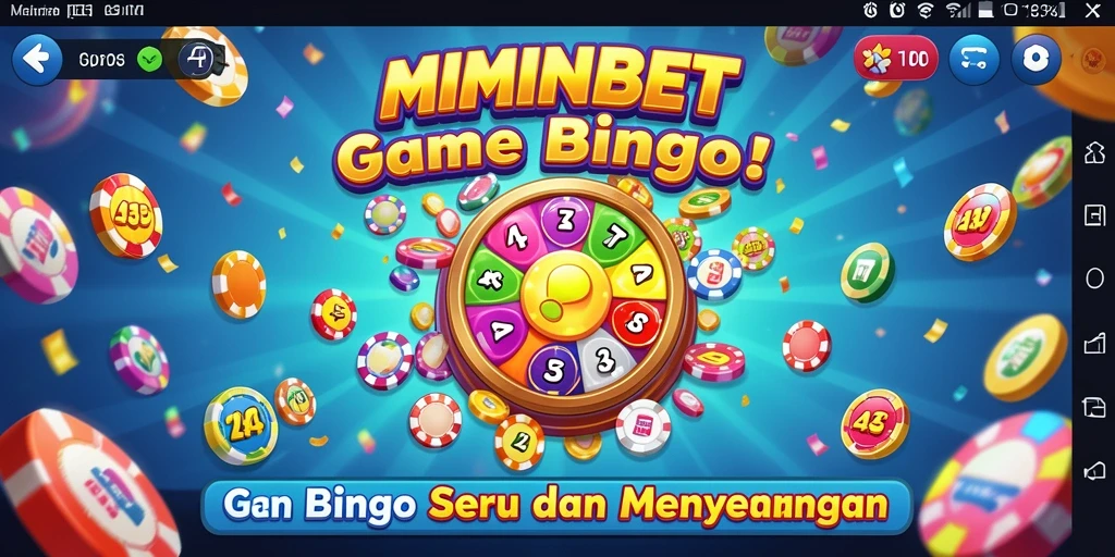 Tampilan gameplay Bingo seru di MIMINBET dengan banyak pemain.