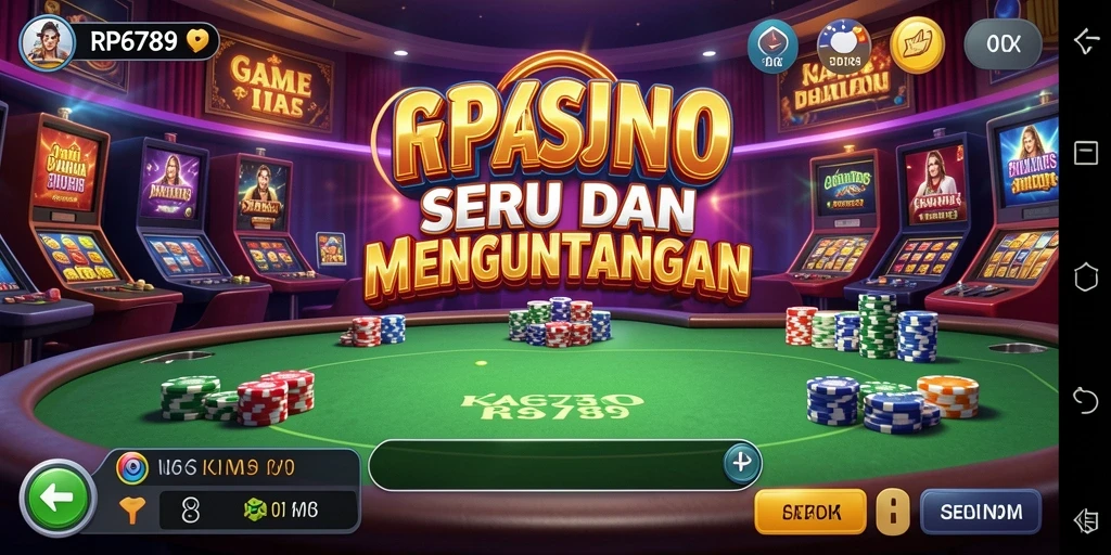 Screenshot gameplay RP6789 yang menampilkan aksi kasino seru.