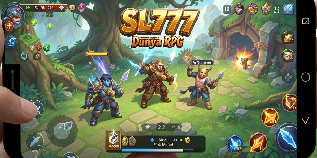 Tampilan gameplay SL777 yang penuh aksi dan petualangan.