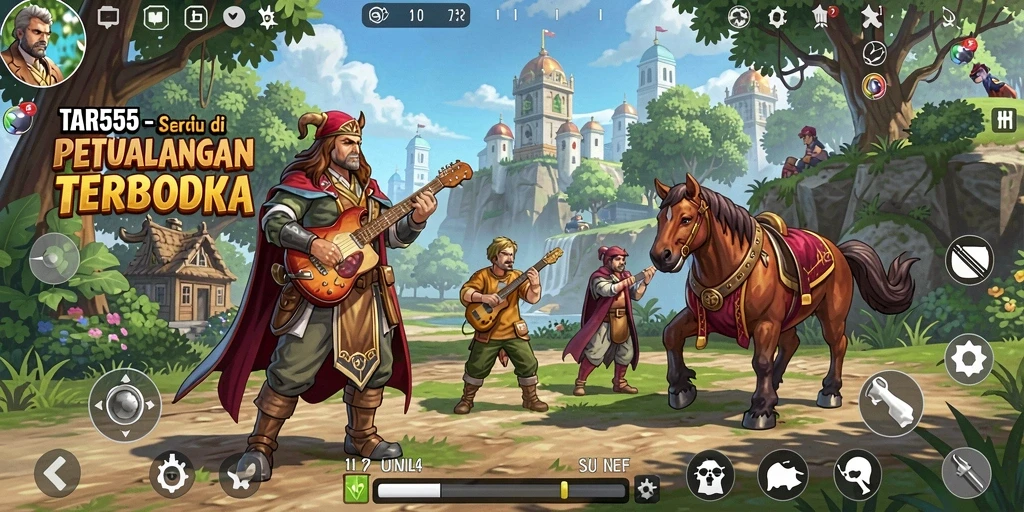 Tampilan gameplay menakjubkan di dunia Open World TAR555.