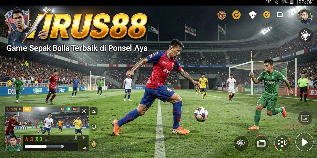 Tampilan Gameplay VIRUS88 yang menarik dan menegangkan saat berlaga di lapangan.